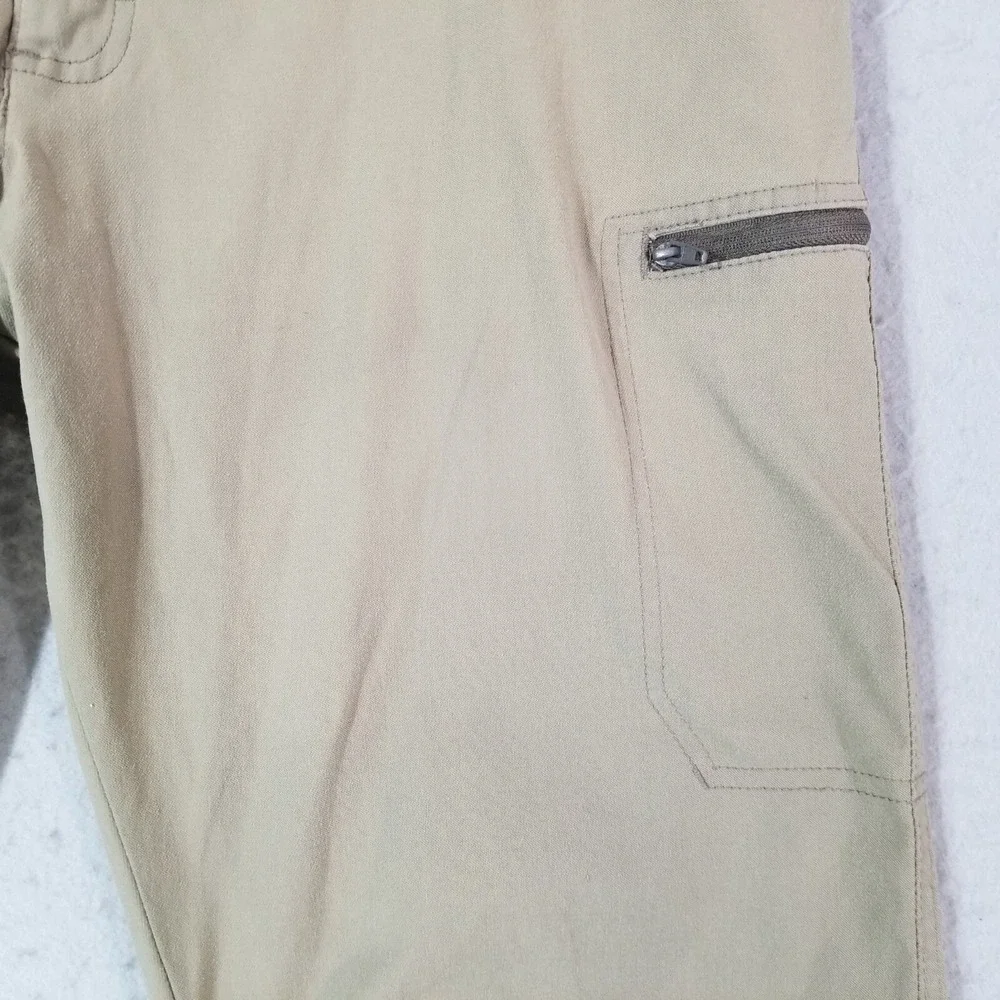 Wrangler outdoor cargo pants men's 40 x 32 beige nylon stretch comfort waist